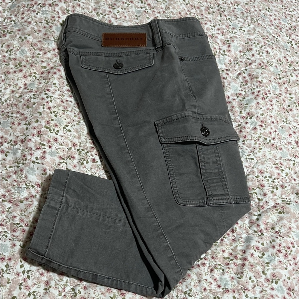 Burberry Gray Casual Cropped Jeans